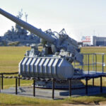 USS Alabama in background